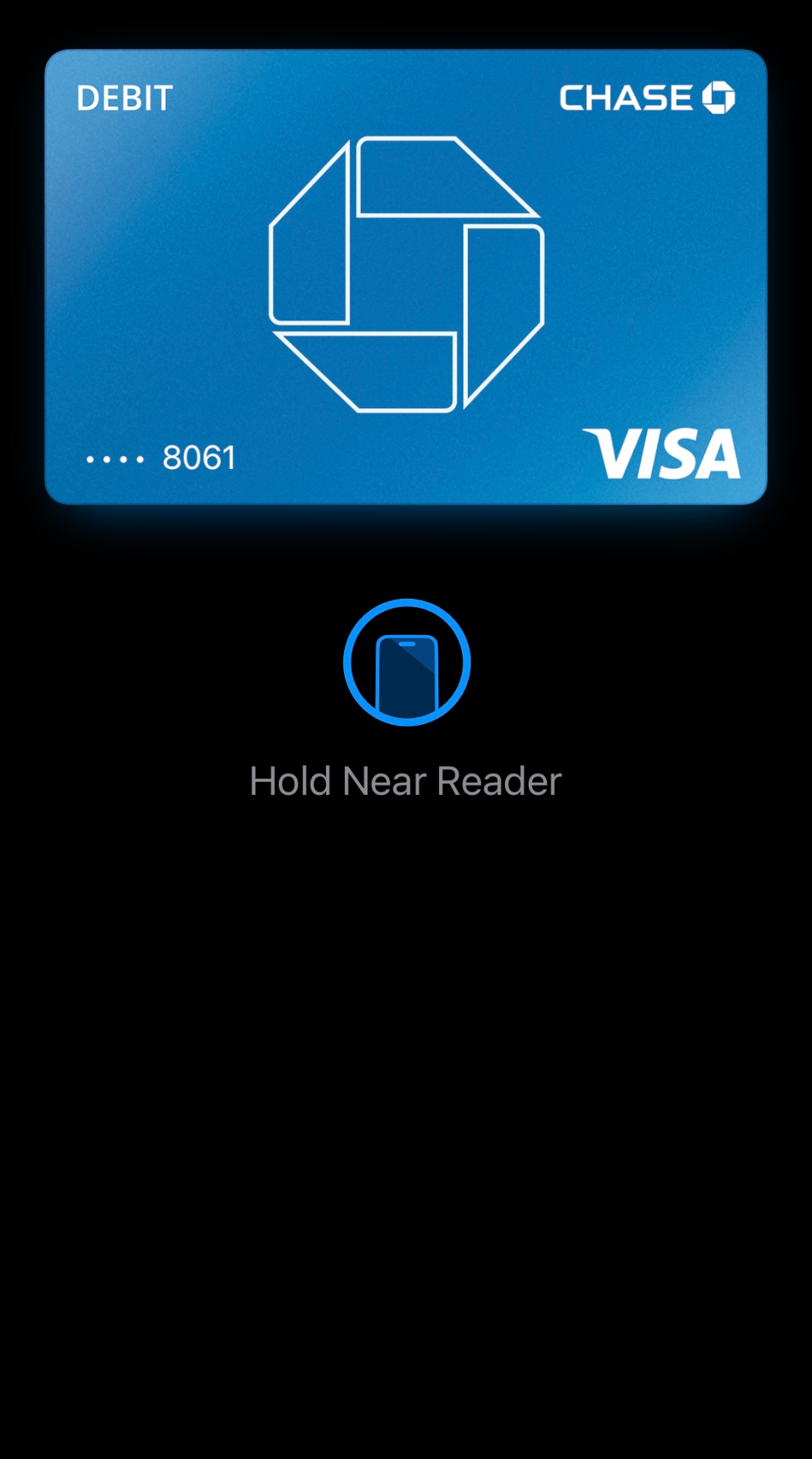Carte Chase Debit dans Apple Pay