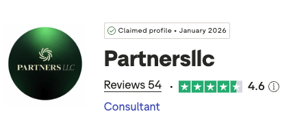 Profil Trustpilot Partnersllc   4,6/5 sur 54 avis