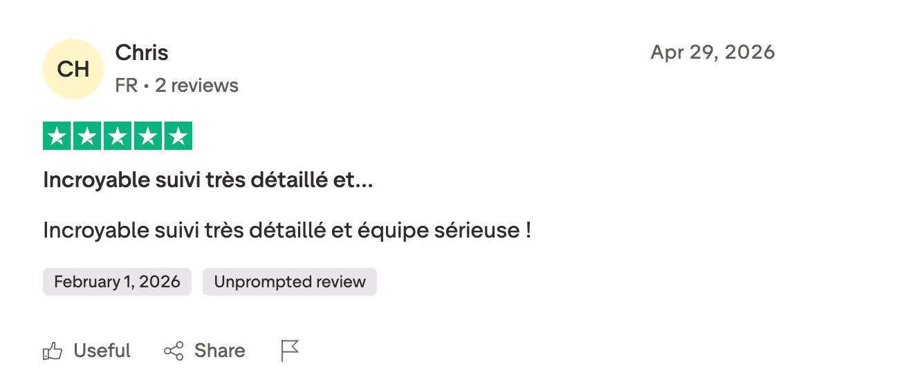 Avis Trustpilot 6