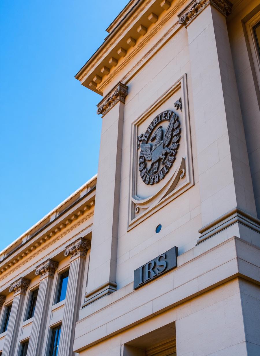 Bâtiment officiel de l'IRS aux États-Unis