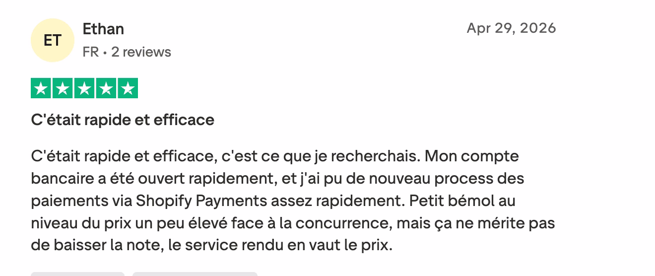 Avis Trustpilot 9